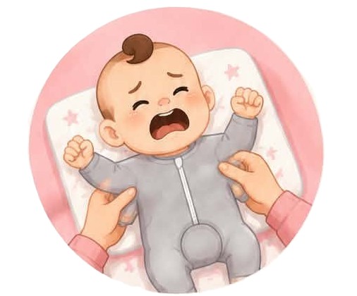 Baby cried